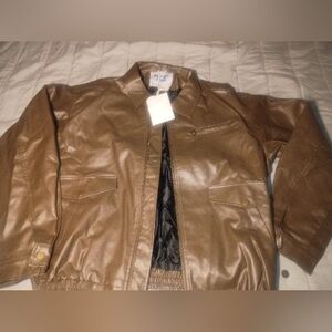 Aelfric Eden Tan Leather Jacket